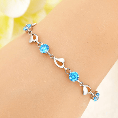 Bracciale Pietre Blu - Super Zia
