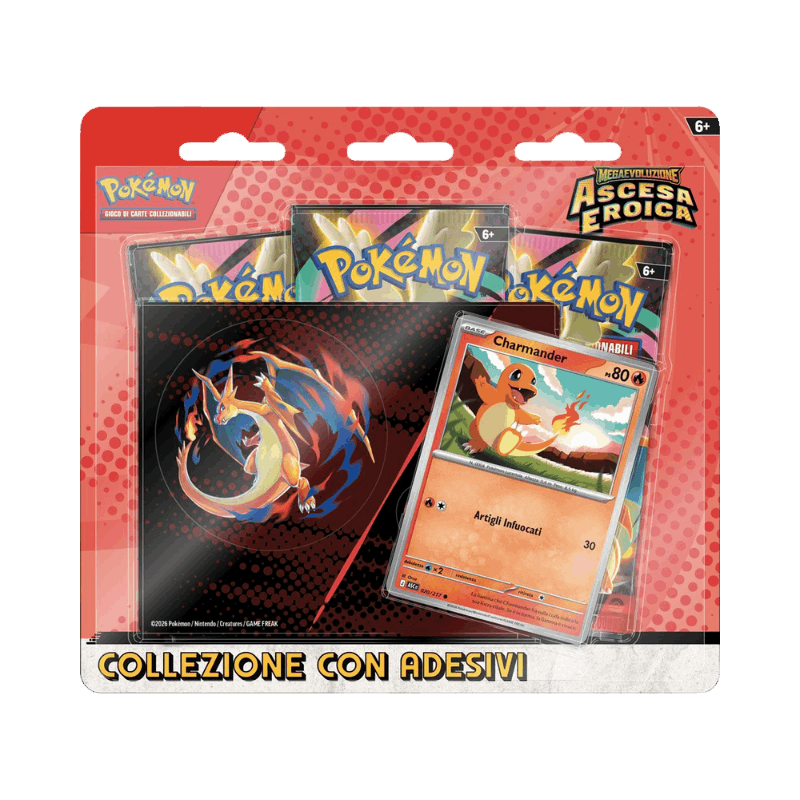Collezione Ascesa Eroica con Adesivo Mega Charizard Y (IT)
