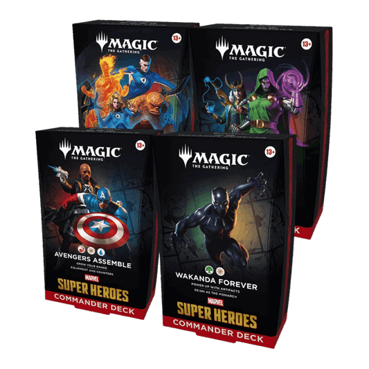 Magic Marvel Super Heroes Commander 4 mazzi ENG