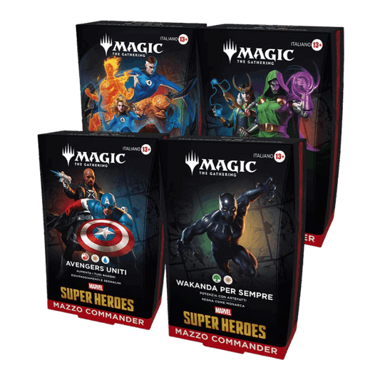 Magic Marvel Super Heroes Commander 4 mazzi ITA