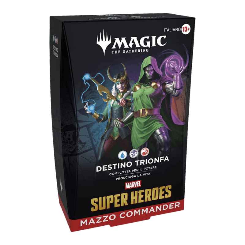 Magic Marvel Super Heroes Commander deck Destino Trionfa ITA