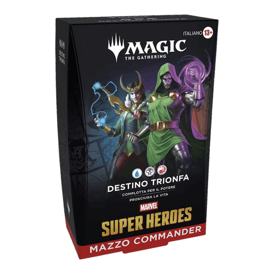 Magic Marvel Super Heroes Commander deck Destino Trionfa ITA