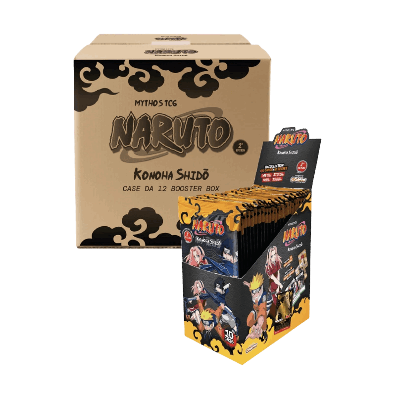 NARUTO MYTHOS Sealed Case 12x Booster Box - ENG - 2ND EDITION