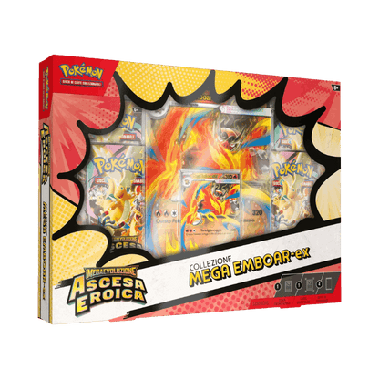Pokémon Collezione Mega Emboar Ex - Ascesa Eroica