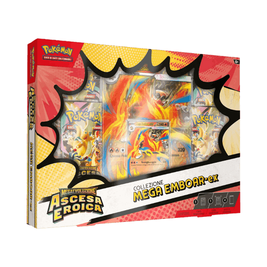 Pokémon Collezione Mega Emboar Ex - Ascesa Eroica