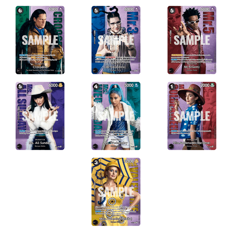 Collezione di carte Premium - Edizione Live Action vol. 2 Baroque Works