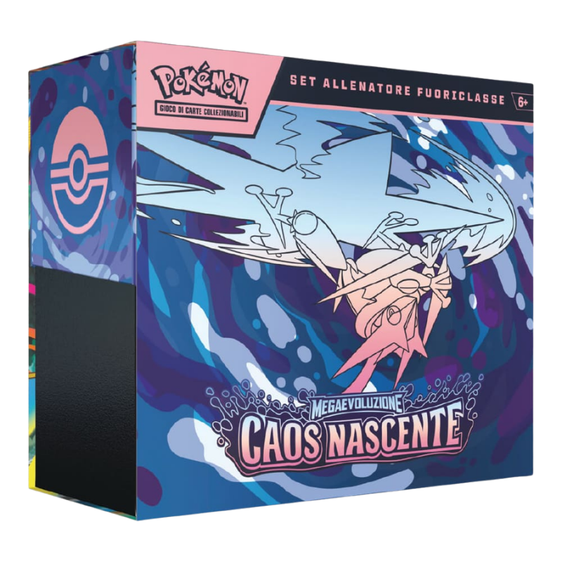 Pokemon ETB Set Allenatore Fuoriclasse Megaevoluzione Caos Nascente (ITA)