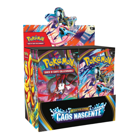 Box Pokémon Mega Evoluzione - Caos Nascente (36 Buste)