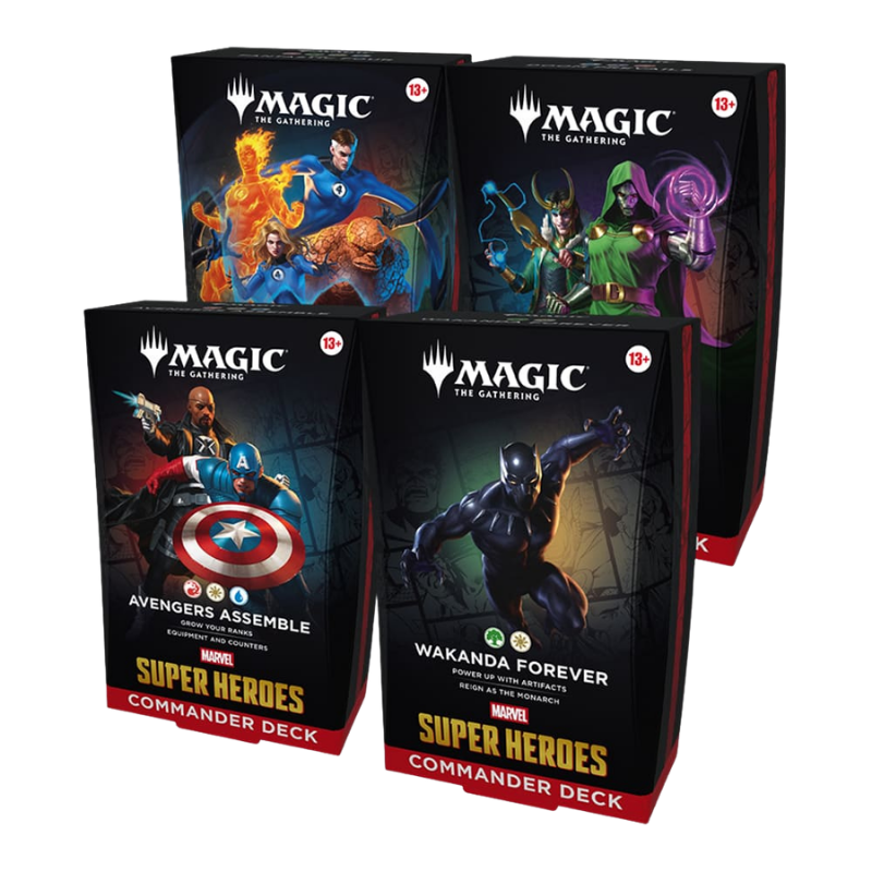 Magic Marvel Super Heroes Commander 4 mazzi ENG