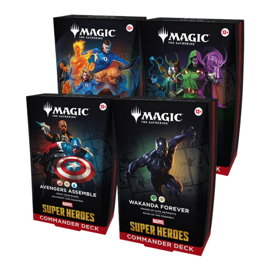 Magic Marvel Super Heroes Commander 4 mazzi ENG