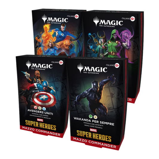 Magic Marvel Super Heroes Commander 4 mazzi ITA