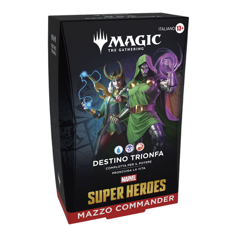 Magic Marvel Super Heroes Commander deck Destino Trionfa ITA