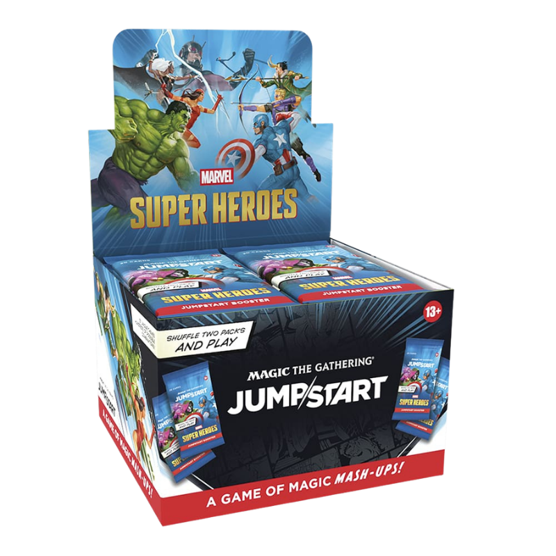 Magic Marvel Super Heroes Jumpstart Booster Box 24 Bustine ENG