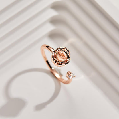 Anello con Proiezione "Sguardo Segreto" – Regalo Personalizzato per Lei