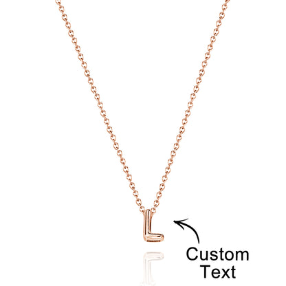 Collana con Nome "Bubble Letters" 3D personalizzato
