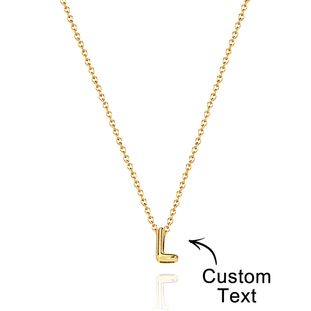 Collana con Nome "Bubble Letters" 3D personalizzato