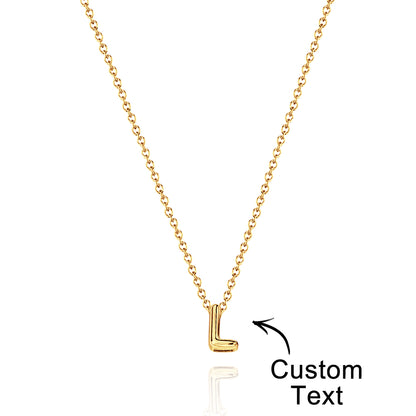 Collana con Nome "Bubble Letters" 3D personalizzato