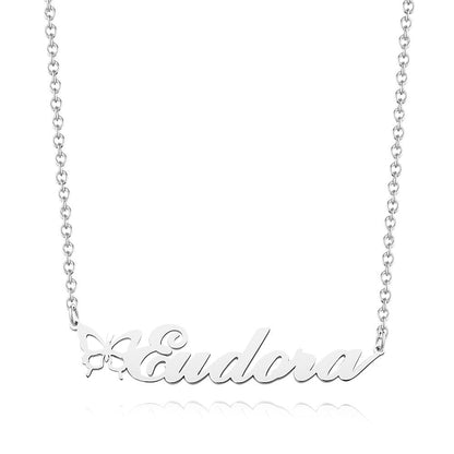 Collana Personalizzata con Nome e Farfalla Gioiello per Lei - mamma