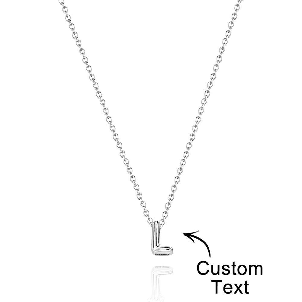 Collana con Nome "Bubble Letters" 3D personalizzato