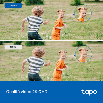 Tapo C520WS Telecamera WiFi Esterno 2K 4MP, Starlight, 360° PTZ, WiFi/Ethernet