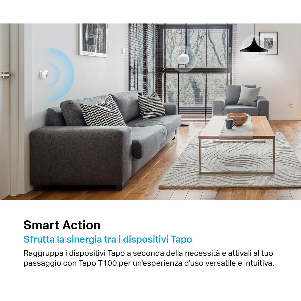 Tapo T100 Sensore di Movimento, ⚠️Tapo Hub Necessario