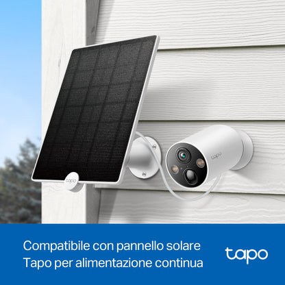 Tapo C425 Telecamera Wi-Fi Esterno a Batteria 2K 4MP, Visione Notturna a Colori, Base Magnetica, 4pz