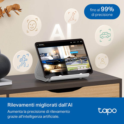 Tapo H500 Smart Hub HomeBase con Storage Locale e Rilevamenti AI