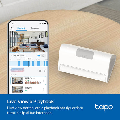 Tapo H500 Smart Hub HomeBase con Storage Locale e Rilevamenti AI