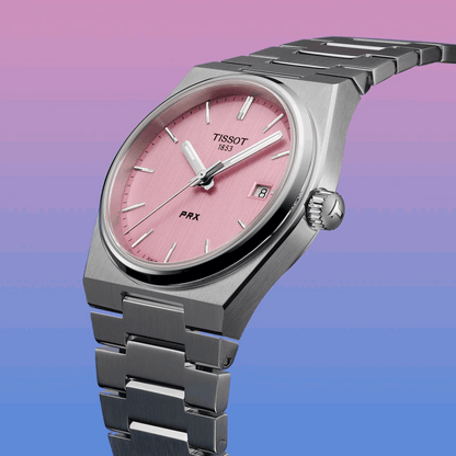 Tissot PRX 35mm – Orologio Quarzo Swiss Made, Quadrante Rosa, Acciaio, Ref. T137.210.11.331.00