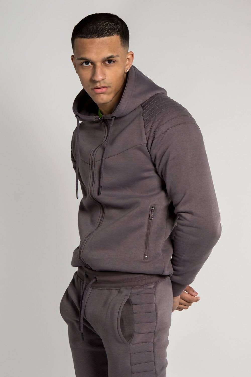 Tuta Sportiva Uomo Skinny Fit TS2507 J5FASHION - Cotone Poliestere Premium