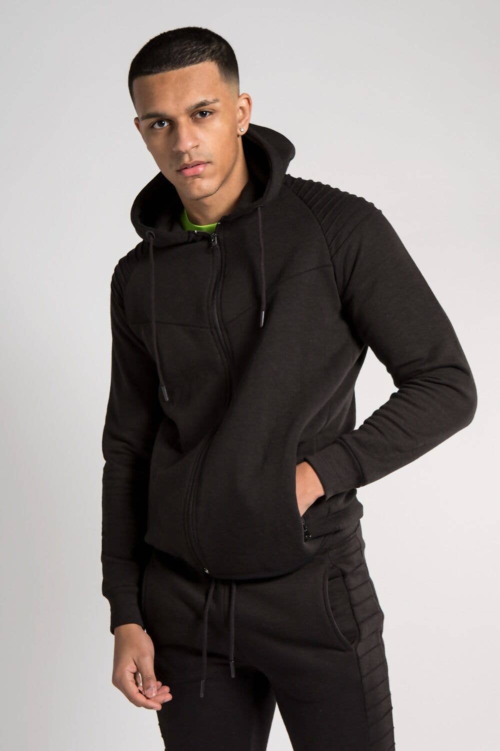 Tuta Sportiva Uomo Skinny Fit TS2507 J5FASHION - Cotone Poliestere Premium