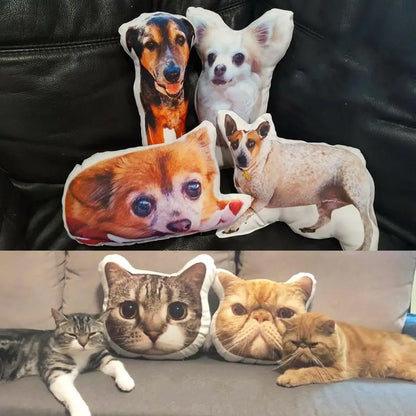 Cuscino Sagomato con Foto e Registrazione Vocale Regalo Sonoro Personalizzato