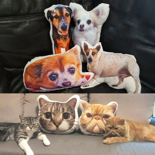 Cuscino Sagomato con Foto e Registrazione Vocale Regalo Sonoro Personalizzato