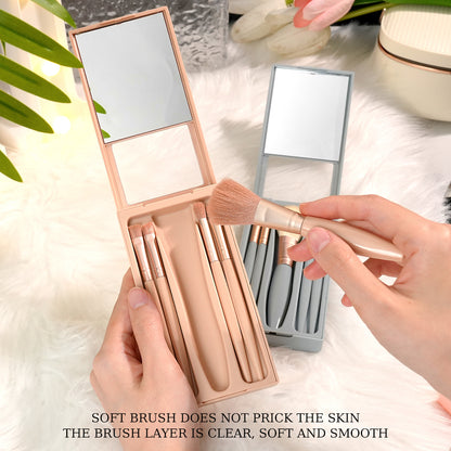Set Pennelli Trucco Personalizzato con Incisione nome idea Regalo Beauty
