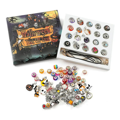 Set Ciondoli Halloween Braccialetti DIY Regalo Creativo Bambini