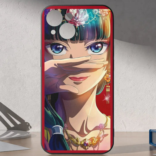 iPhone15 Series Black Phone Case iPhone15/iPhone15 Pro/iPhone15 Pro Max/iPhone15 Plus The Apothecary Diaries Mao Mao