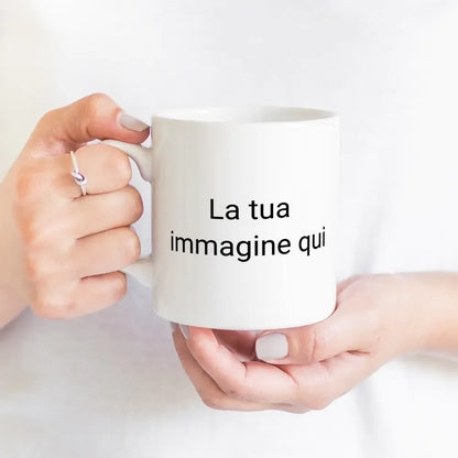 Tazza con immagine o foto personalizzata