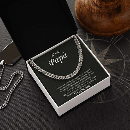 Collana da Uomo - Al Mio Papà Ti Voglio Bene.