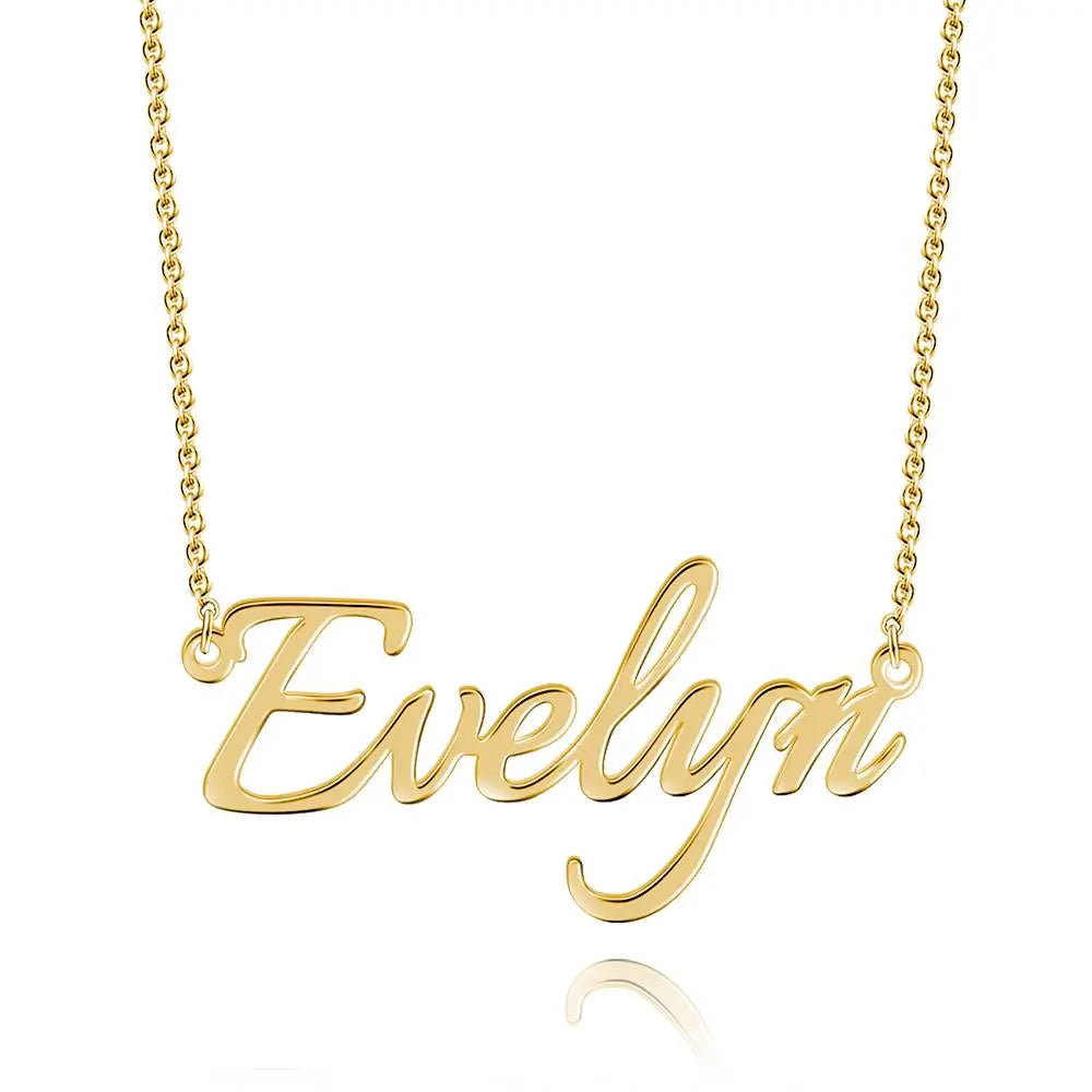 Collana con Nome Personalizzato – Gioielli su Misura in Stile Elegante – Regalo di San Valentino per Lei festa della mamma