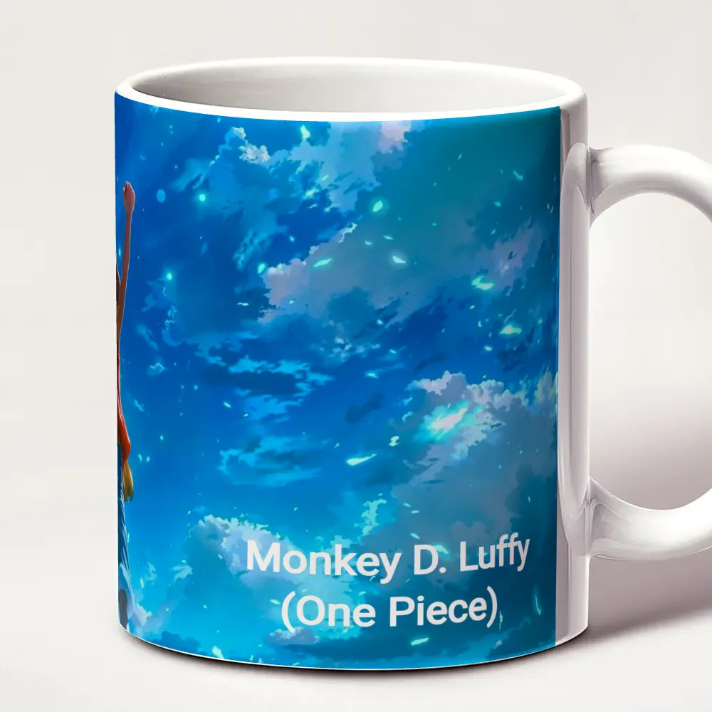 Tazza One Piece Luffy "Crea il tuo Futuro" Mug Cielo Azzurro Anime