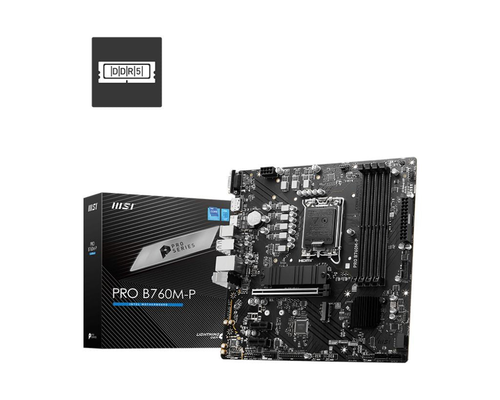 MSI PRO B760M-P scheda madre Intel B760 LGA 1700 micro ATX [PROB760M-P]
