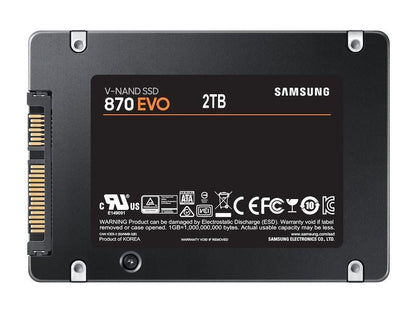 Samsung 870 EVO 2 TB 2.5" Serial ATA III V-NAND MLC [MZ-77E2T0B/EU]