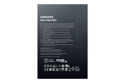 Samsung 9100 PRO PCIe 5.0 NVMe M.2 SSD - 2 TB [MZ-VAP2T0BW]
