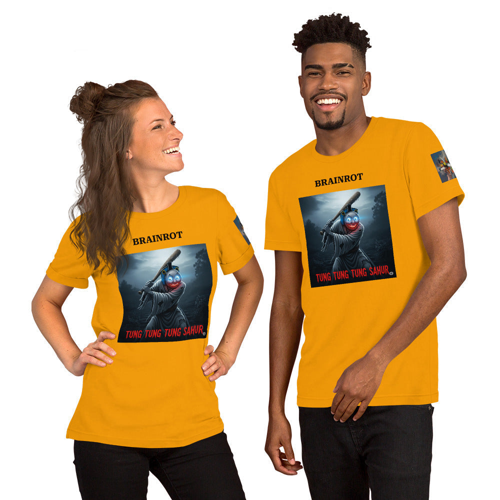 Maglietta unisex serie Brainrot - Tung Tung Tung Sahur 🆓🚚