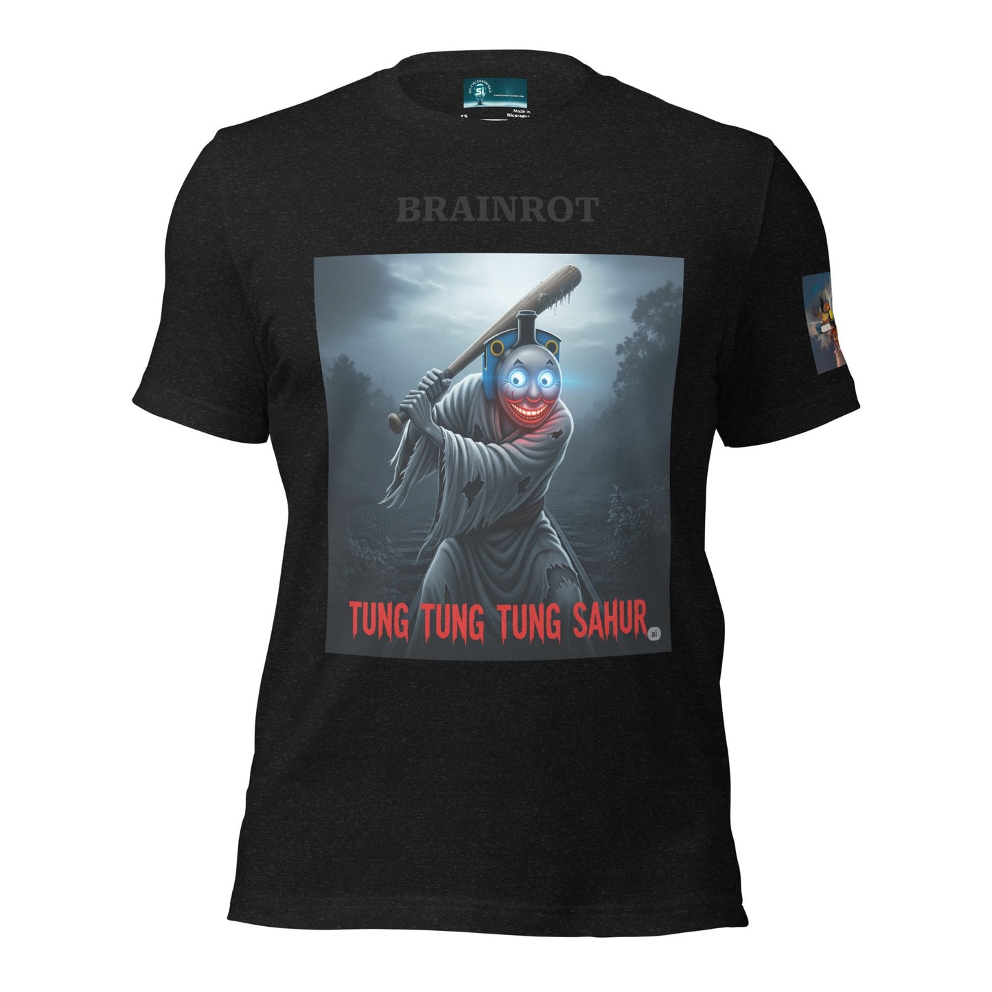 Maglietta unisex serie Brainrot - Tung Tung Tung Sahur 🆓🚚