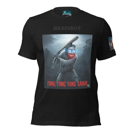 Maglietta unisex serie Brainrot - Tung Tung Tung Sahur 🆓🚚