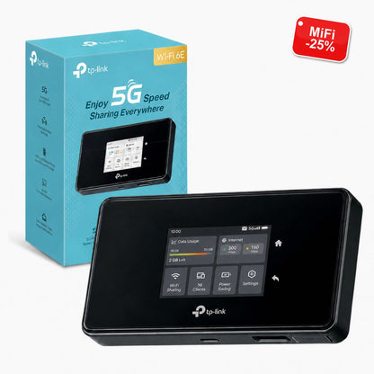 M8550 Saponetta WiFi 5G, WiFi 6E AXE3600Mbps, Batteria 4700mAh, Porta Gigabit, Touch