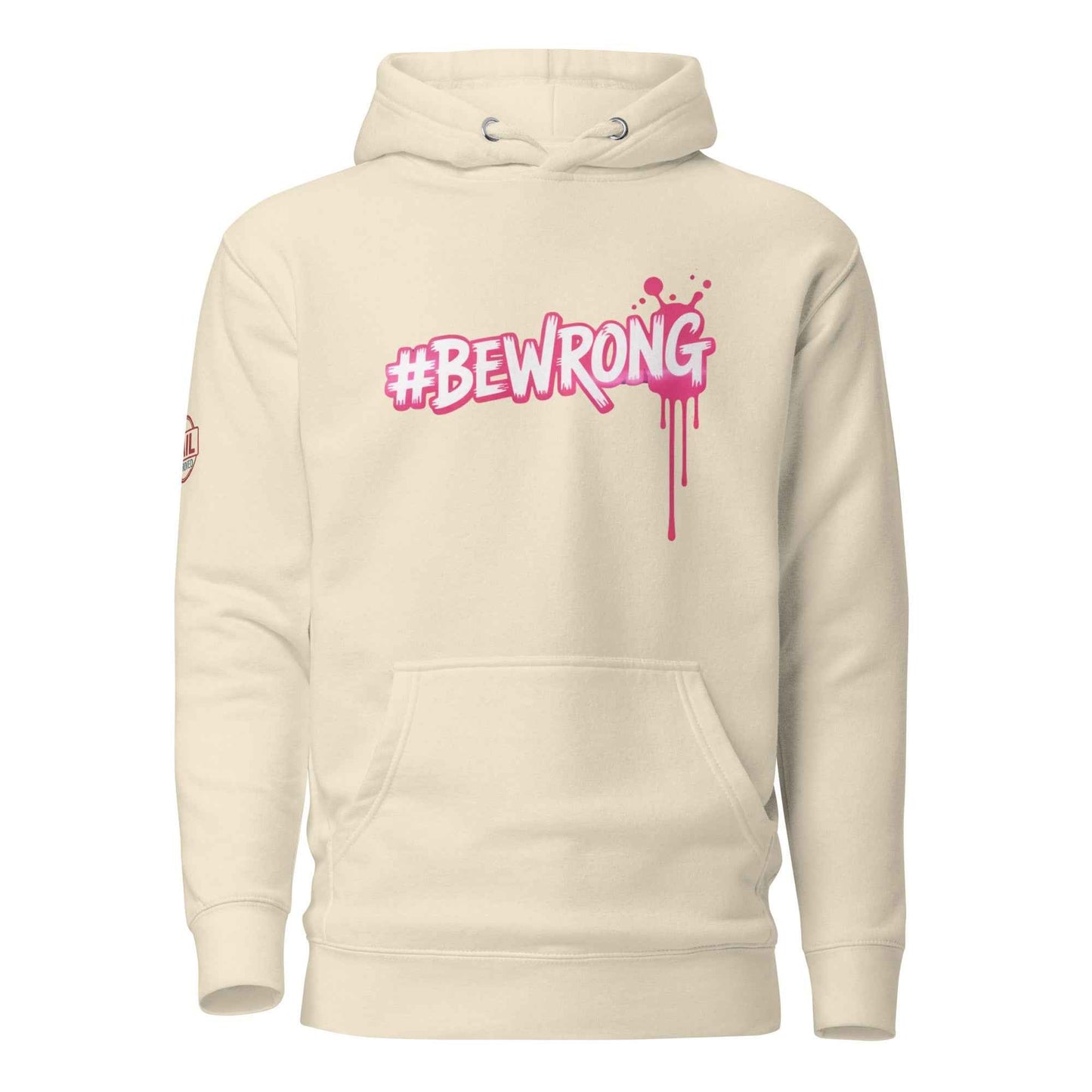 Felpa con Cappuccio Streetwear #BEWRONG 🔴 | FAIL – Comfort, Stile & Coraggio di Sbagliare