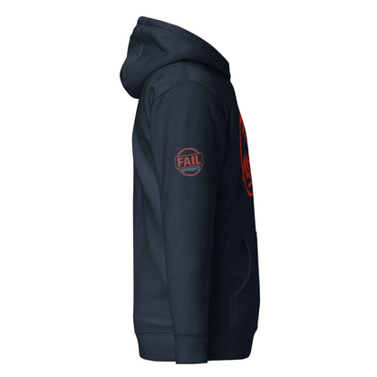 Felpa con Cappuccio Streetwear “POWER IN MISTAKES” 🔴 | FAIL – Manifesto di Coraggio e Stile