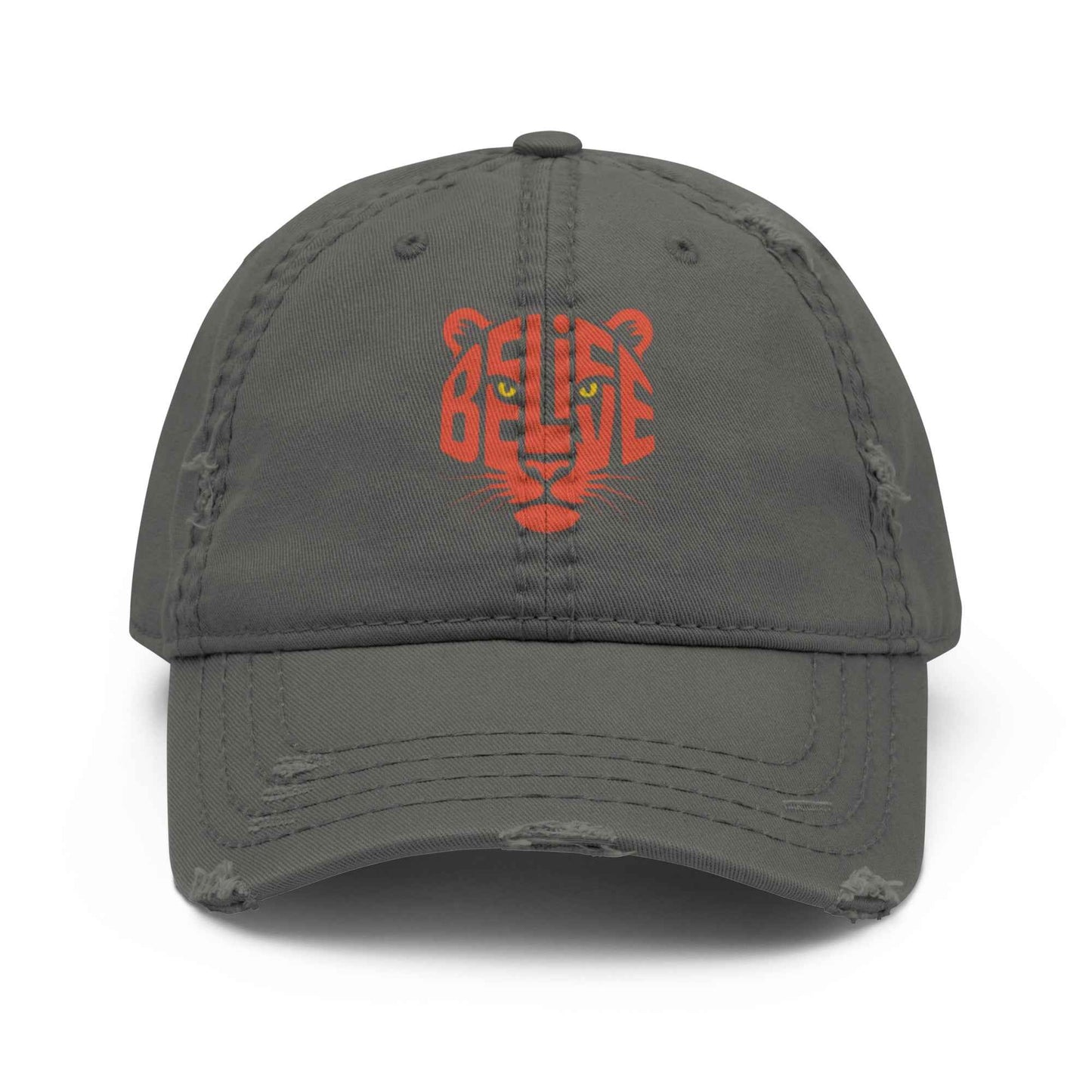 Cappellino Believe Vissuto | Distressed Dad Hat con Stile Autentico